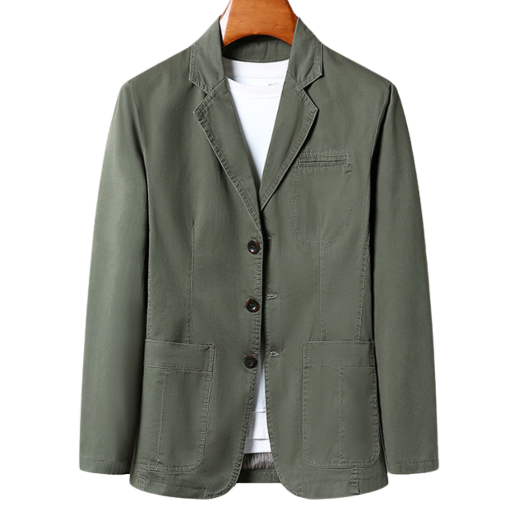 Alessio | Blazer diario de lujo de algodón