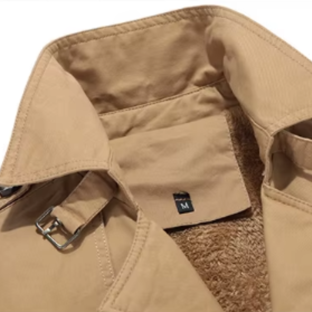 Adriano | Abrigo trench acolchado