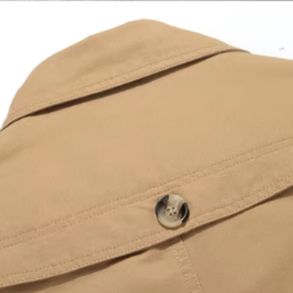 Adriano | Abrigo trench acolchado