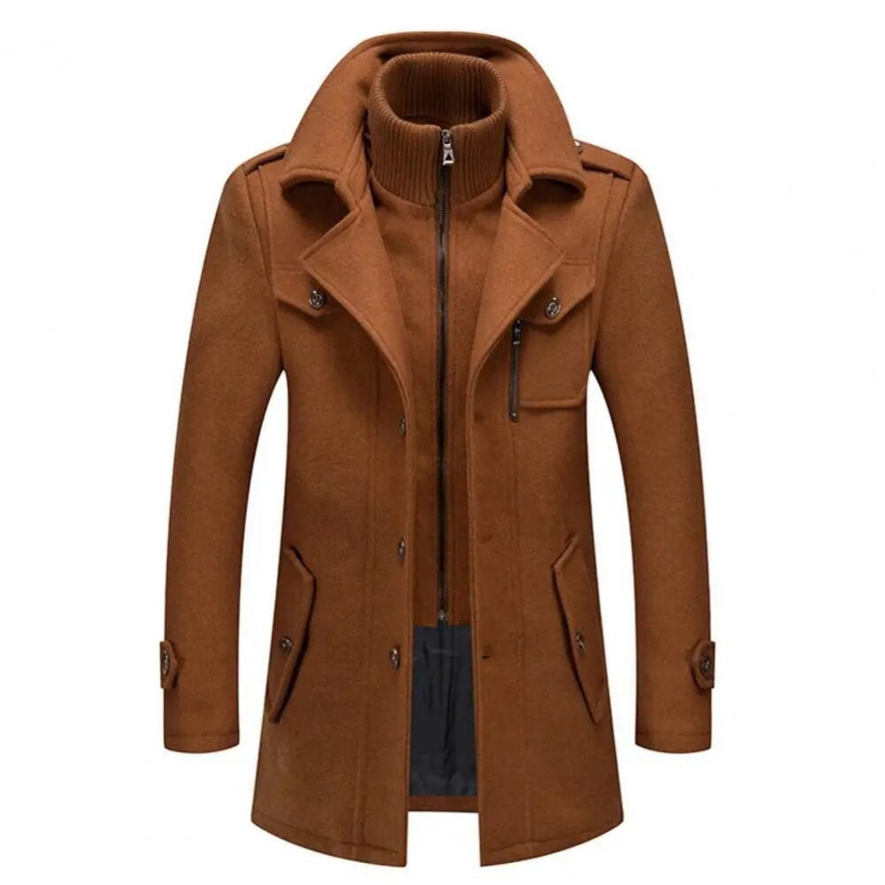 Chaqueta de moda con cuello doble para hombres - Grayson