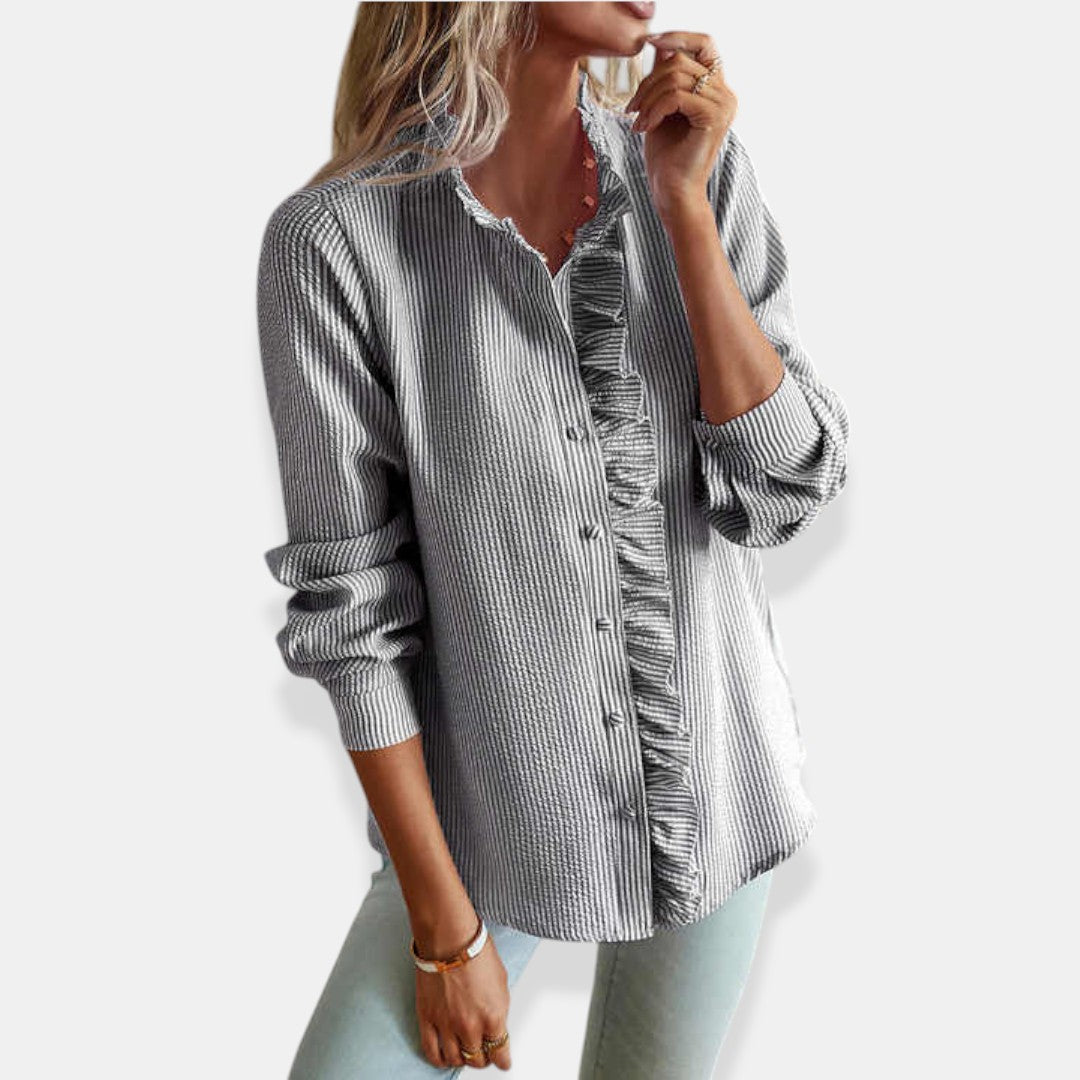 Zapatos Alicia de Vibes Madrid en color gris, elegantes y cómodos, con diseño clásico y detalles sofisticados.