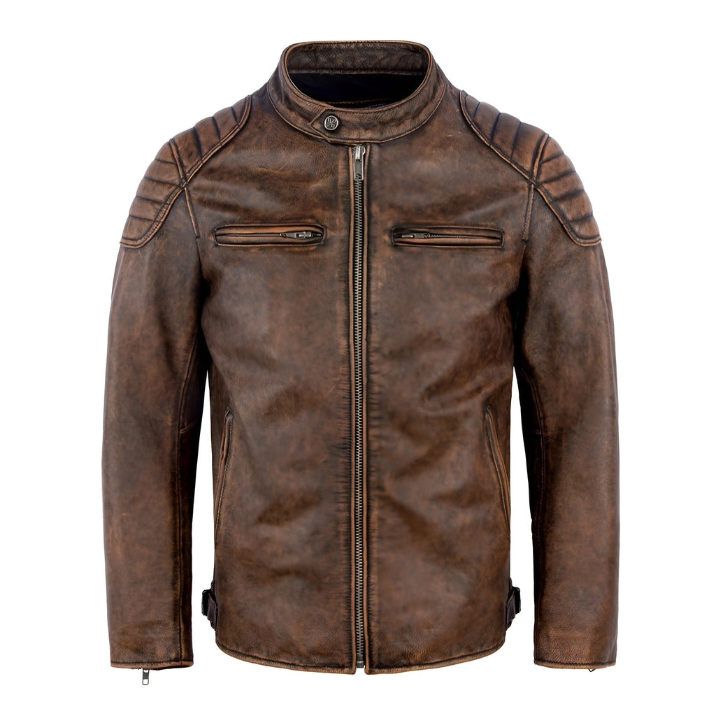 Antoine™ | Chaqueta de cuero vintage
