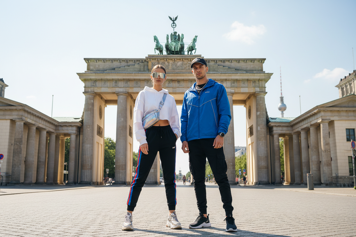 Moda sportiva Berlino - Porta di Brandeburgo
